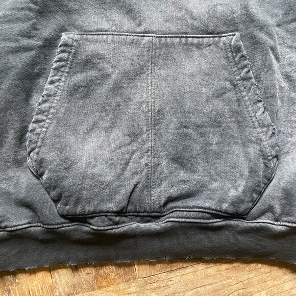 Moojimooji Oversized Kangaroo Pocket Crew Aged Black (Small) - Picture 6 of 12